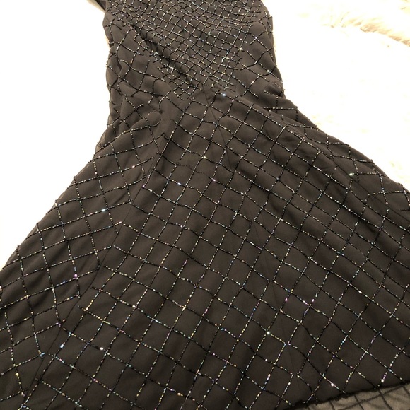 Needle & Thread black classic midi dress - Picture 6 of 8